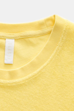 04651/ A trip in a bag Frottee Rundhals-Sweatshirt gelb