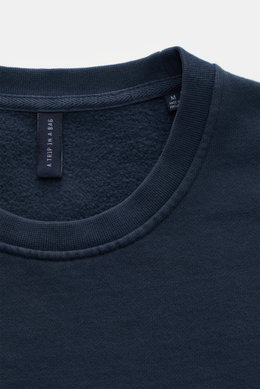 04651/ A trip in a bag Rundhals-Sweatshirt 'Cord Crew' dunkelblau