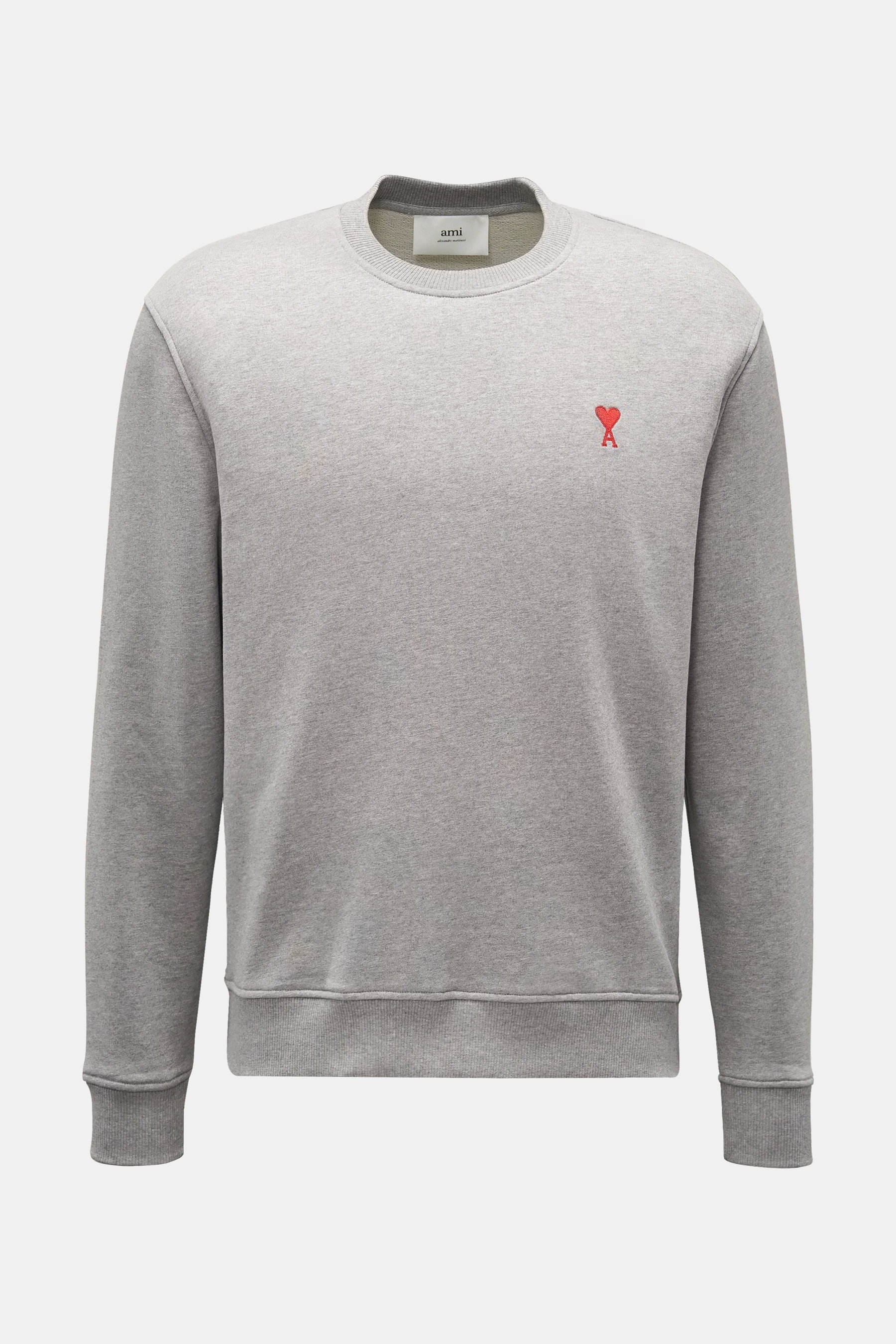 Ami Paris Sweatshirt grau meliert