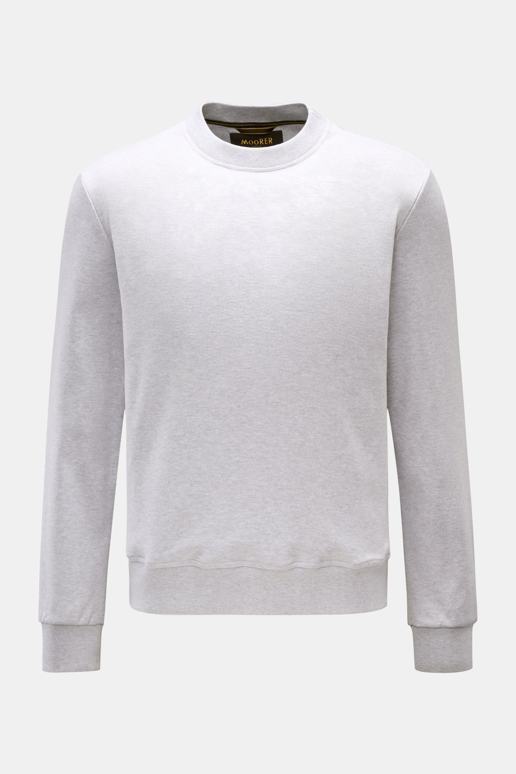 Moorer Sweatshirt 'Triston-Sif' hellgrau meliert
