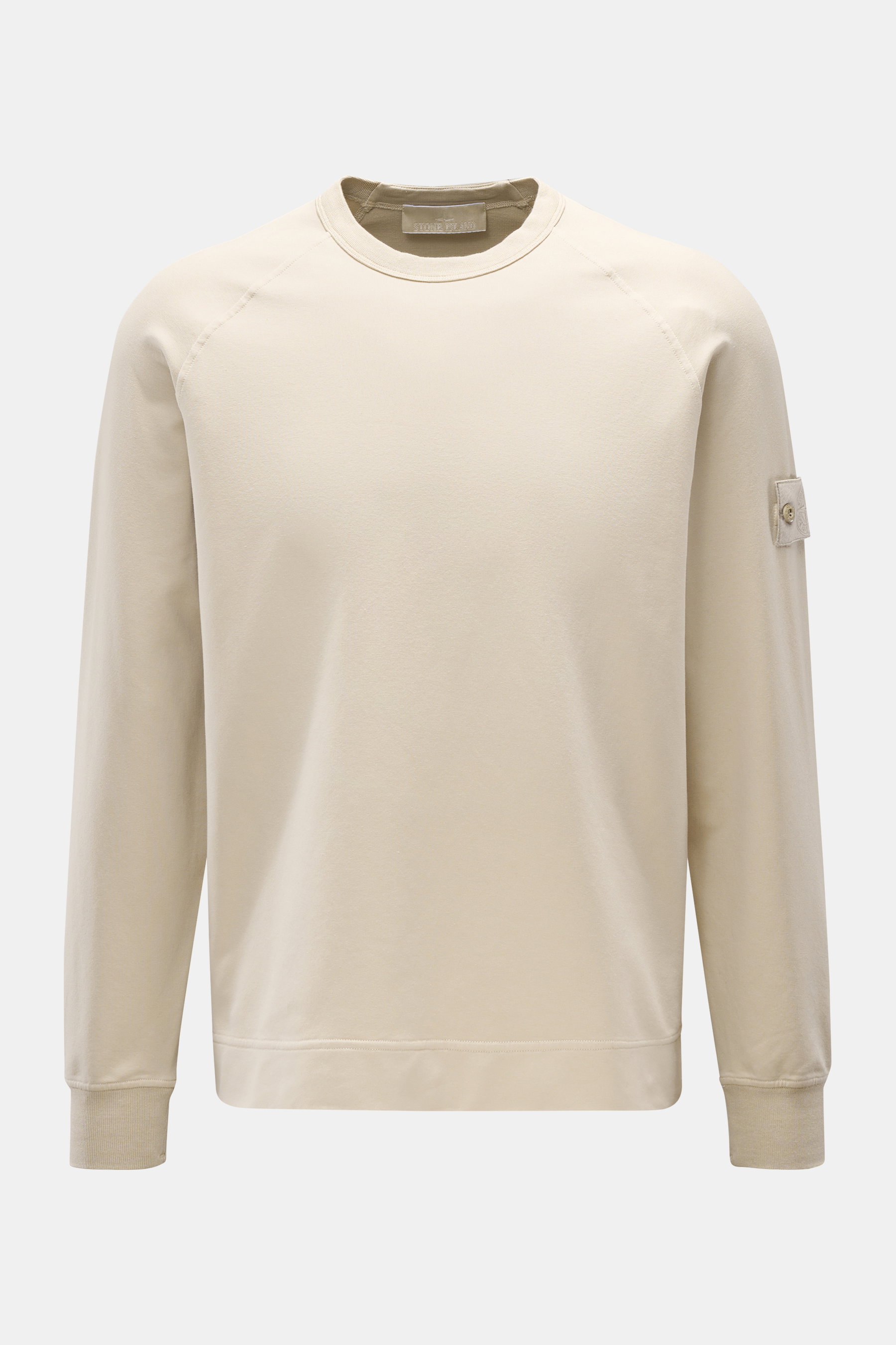 Stone Island Rundhals-Sweatshirt 'Felpa Ghost Piece' beige