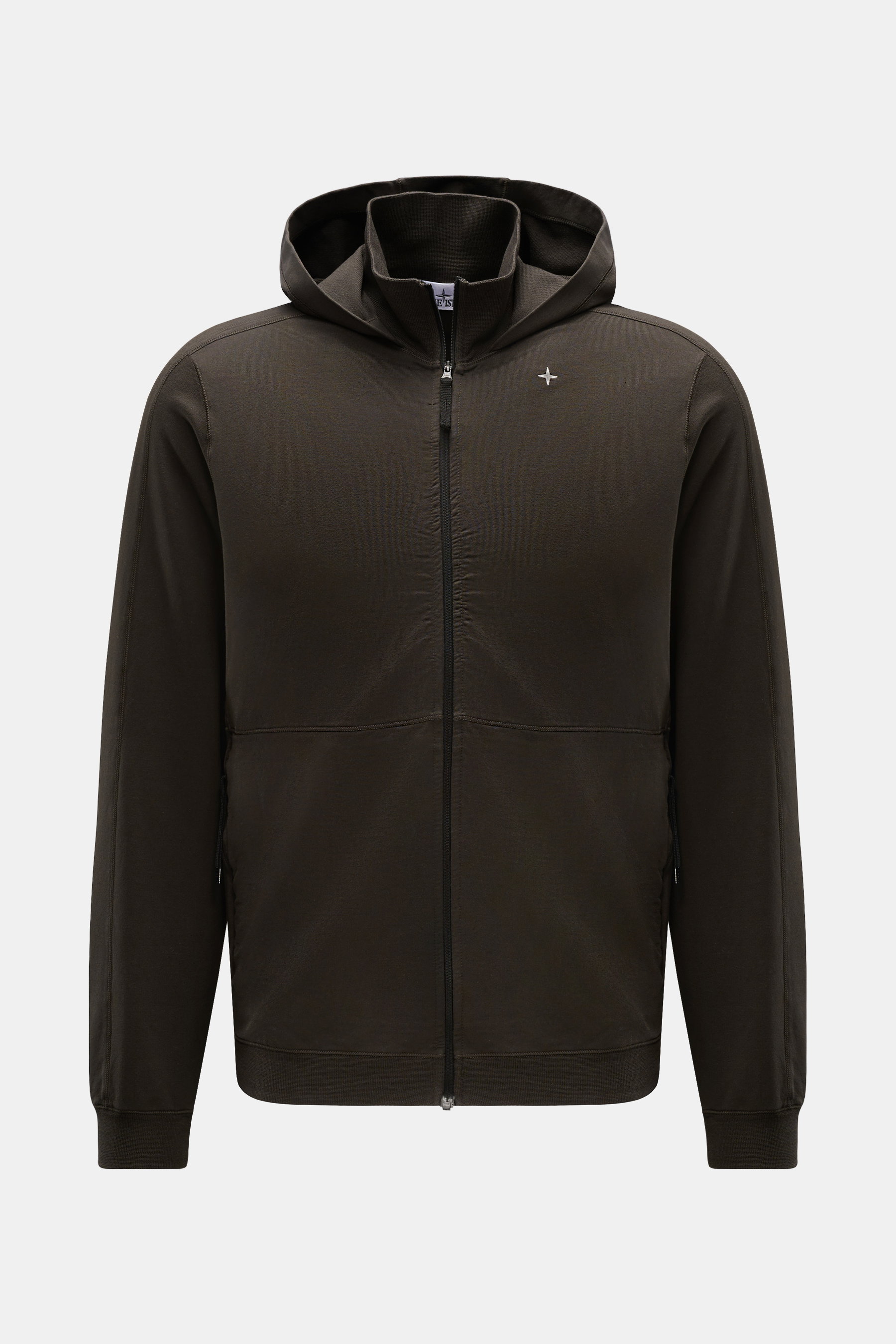 Stone Island Sweatjacke 'Stellina' dunkelbraun