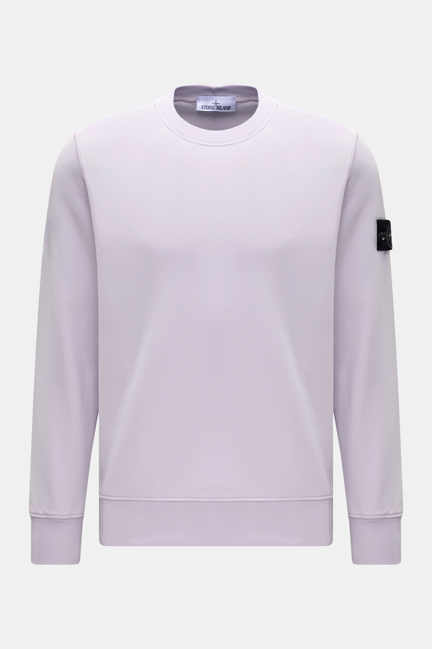 Stone Island Rundhals-Sweatshirt flieder