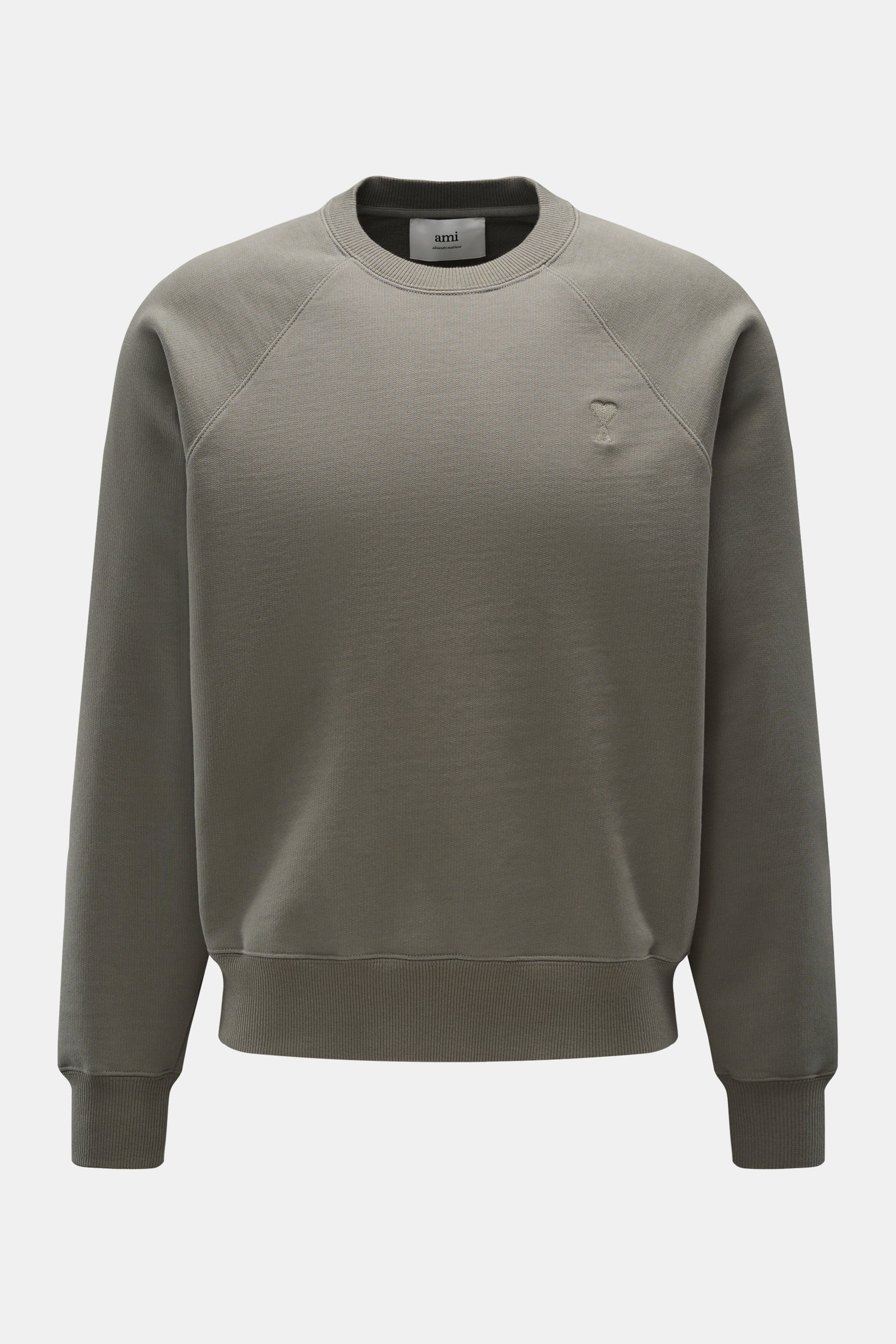 Ami Paris Sweatshirt graugrün
