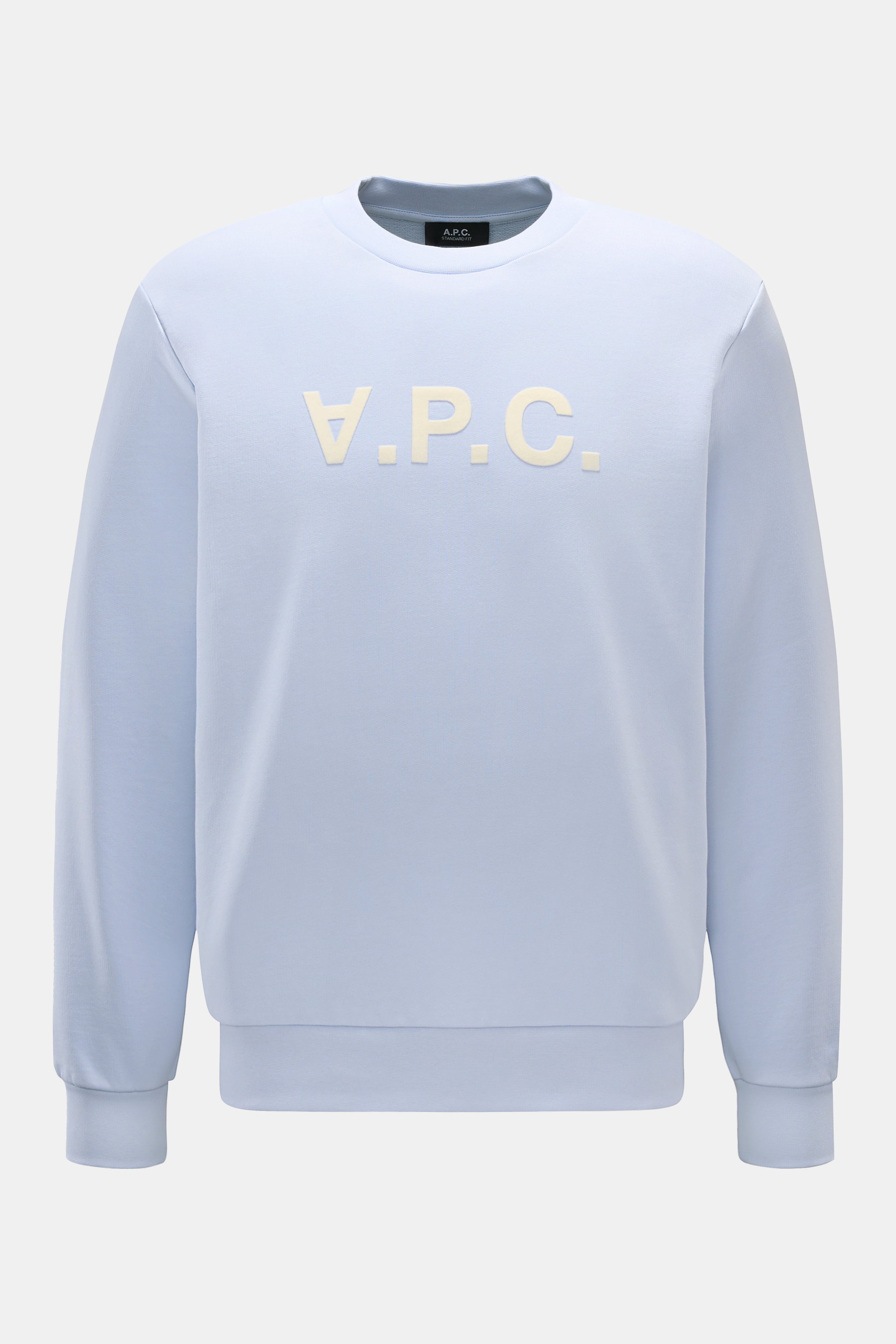 A.P.C. Rundhals-Sweatshirt 'Standard Grand VPC' hellblau