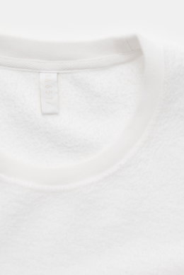 04651/ A trip in a bag Fleece-Rundhals-Sweatshirt 'Ata Oyster' weiß