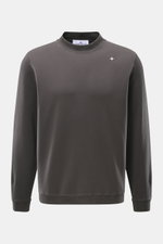 Stone Island Crew neck sweatshirt 'Stellina' anthracite shown from the front, soft stretchy cotton, regular fit, subtle Stellina stitching.

<p>Understated aesthetic meets precision: The sweatshirt 'Stellina' in stretchy cotton by STONE ISLAND creates a d
