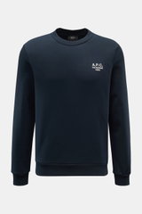 A.P.C. Rundhals-Sweatshirt 'Standard Rue Madame' navy