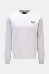 A.P.C. Crew neck sweatshirt 'Standard Rue Madame' grey melange