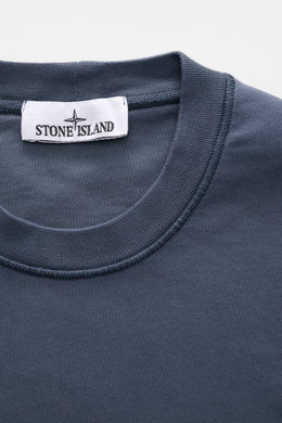 Stone Island Rundhals-Sweatshirt 'Basic Sweat' graublau