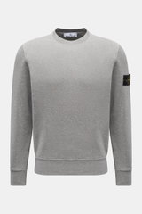 Stone Island Crew Neck Sweatshirt Grey Melange