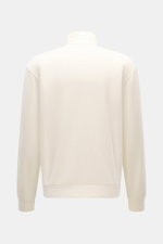 Rückansicht des offwhite Sweat-Troyers 04651/ A trip in a bag Sweat-Troyer 'IF' aus reiner Baumwolle, elastisch, weich, garment dyed, Regular Fit.
