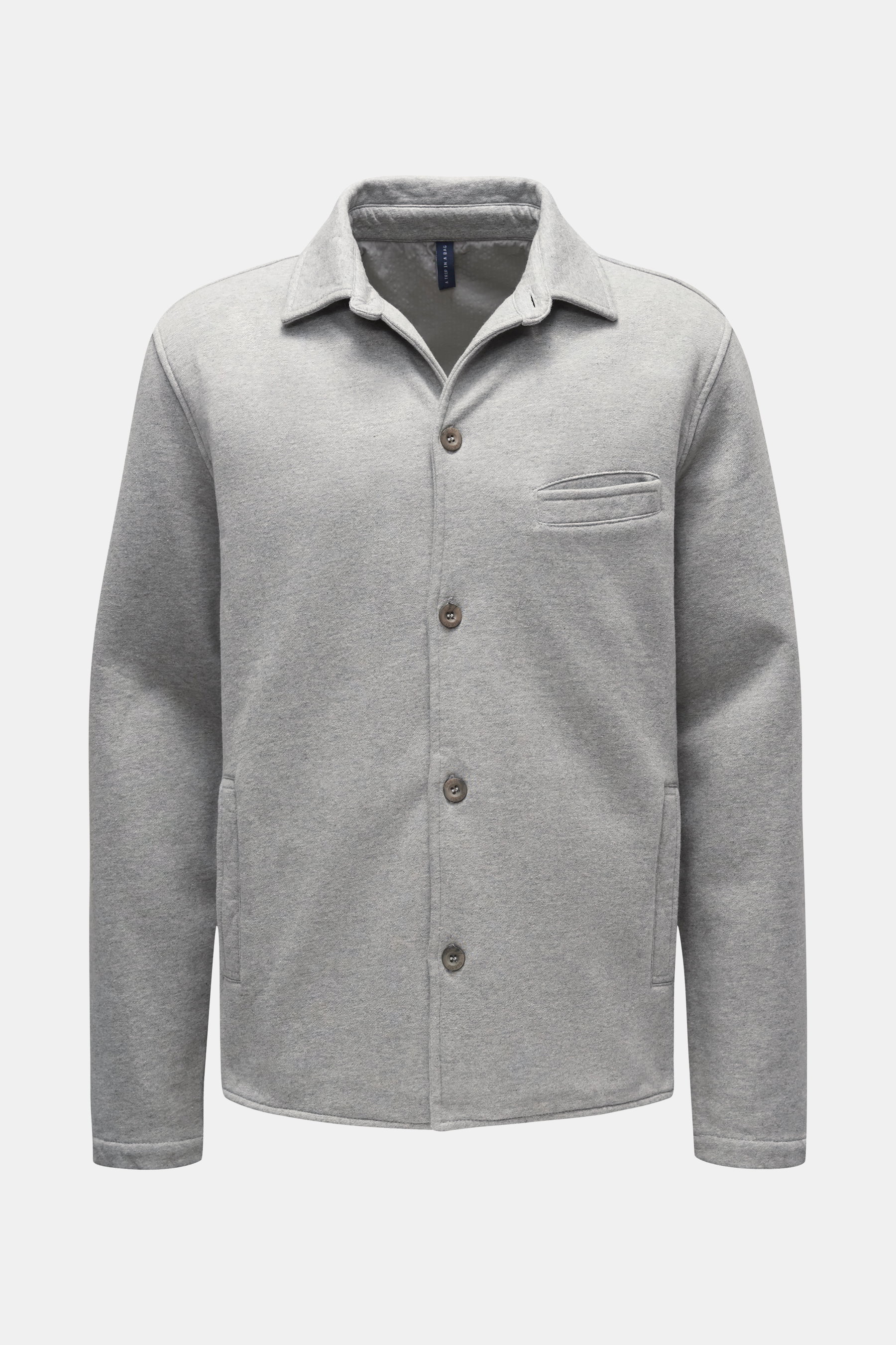 04651/ A trip in a bag Sweat-Overshirt grau