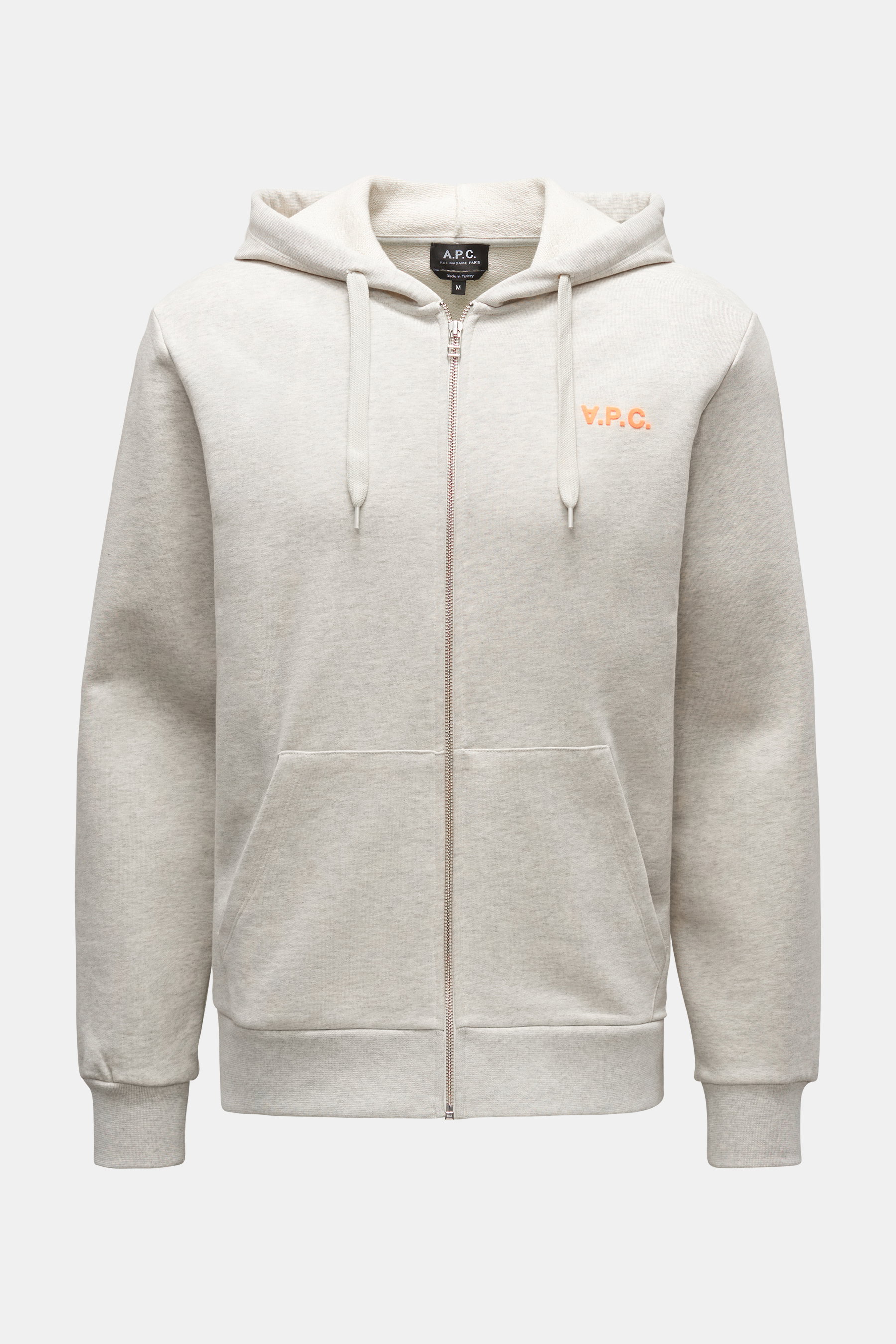 A.P.C. Sweatjacke 'VPC' hellgrau