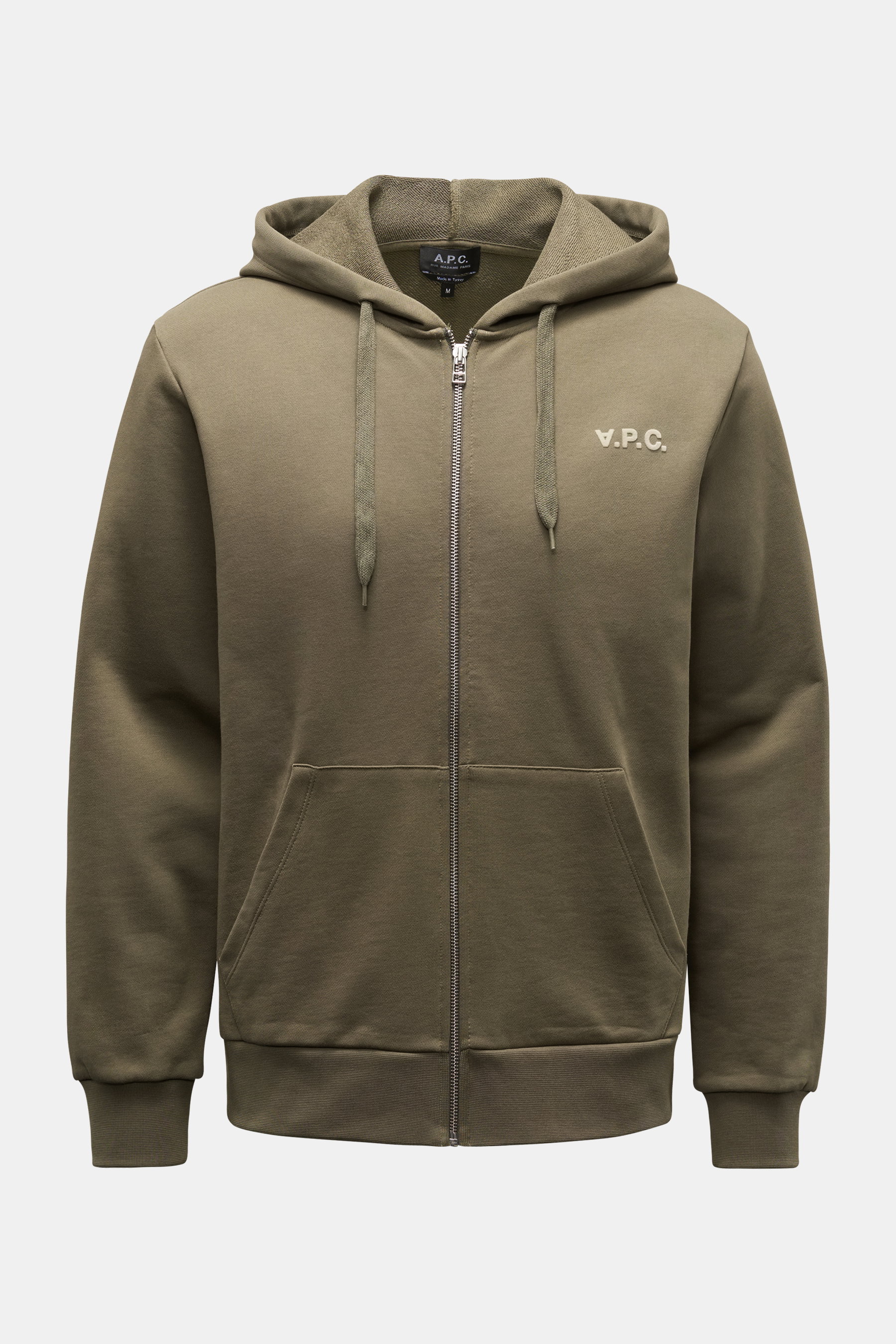 A.P.C. Sweatjacke 'VPC' oliv
