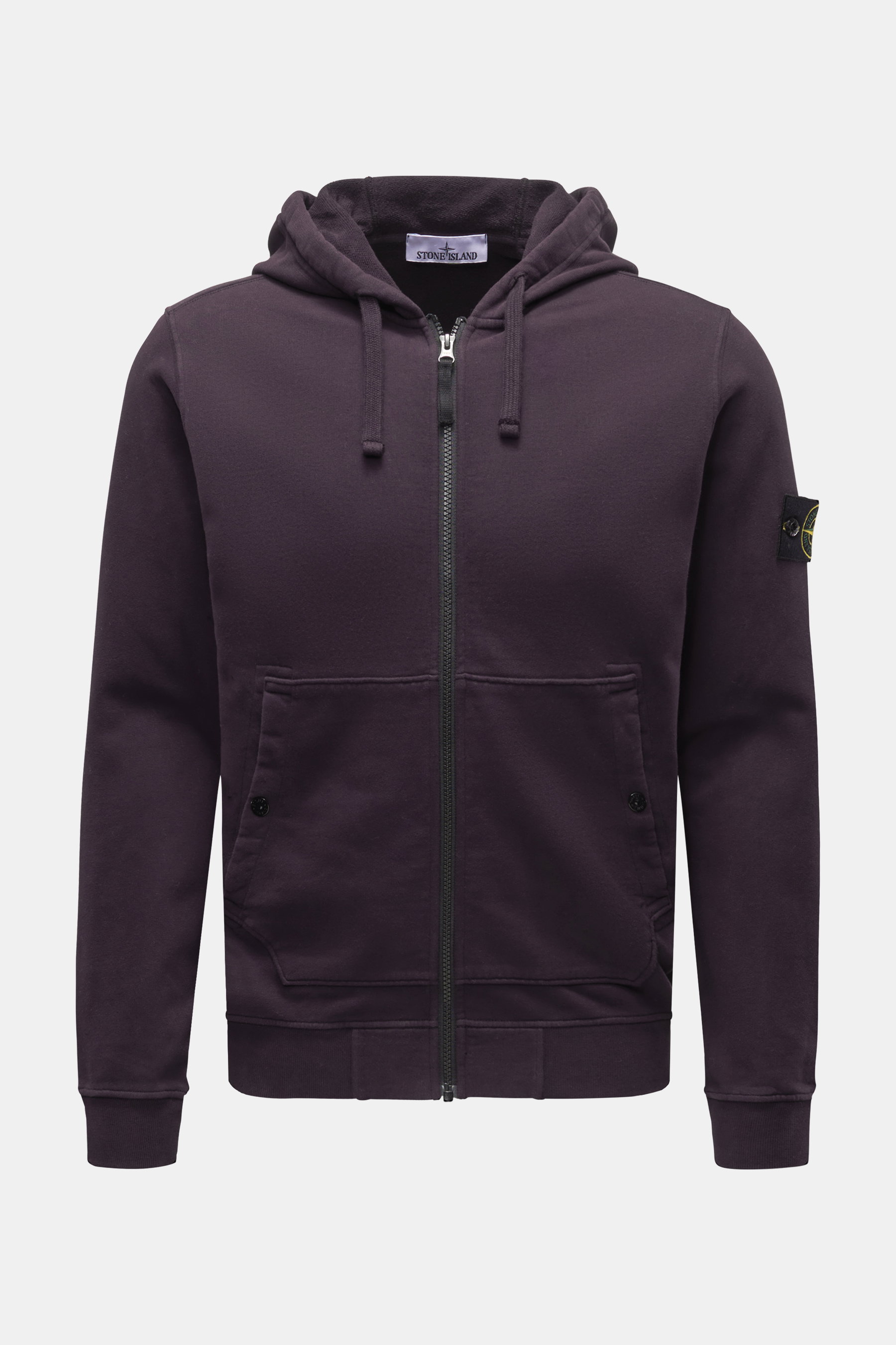 Stone Island Sweatjacke violett