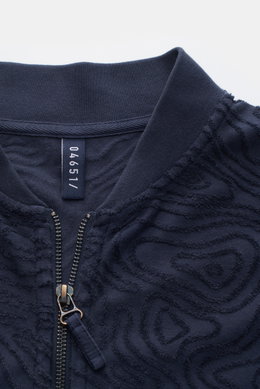 04651/ A trip in a bag Sweatjacke 'Seamap Bomber' navy