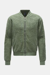 04651/ A trip in a bag Sweatjacke 'Seamap Bomber' grün