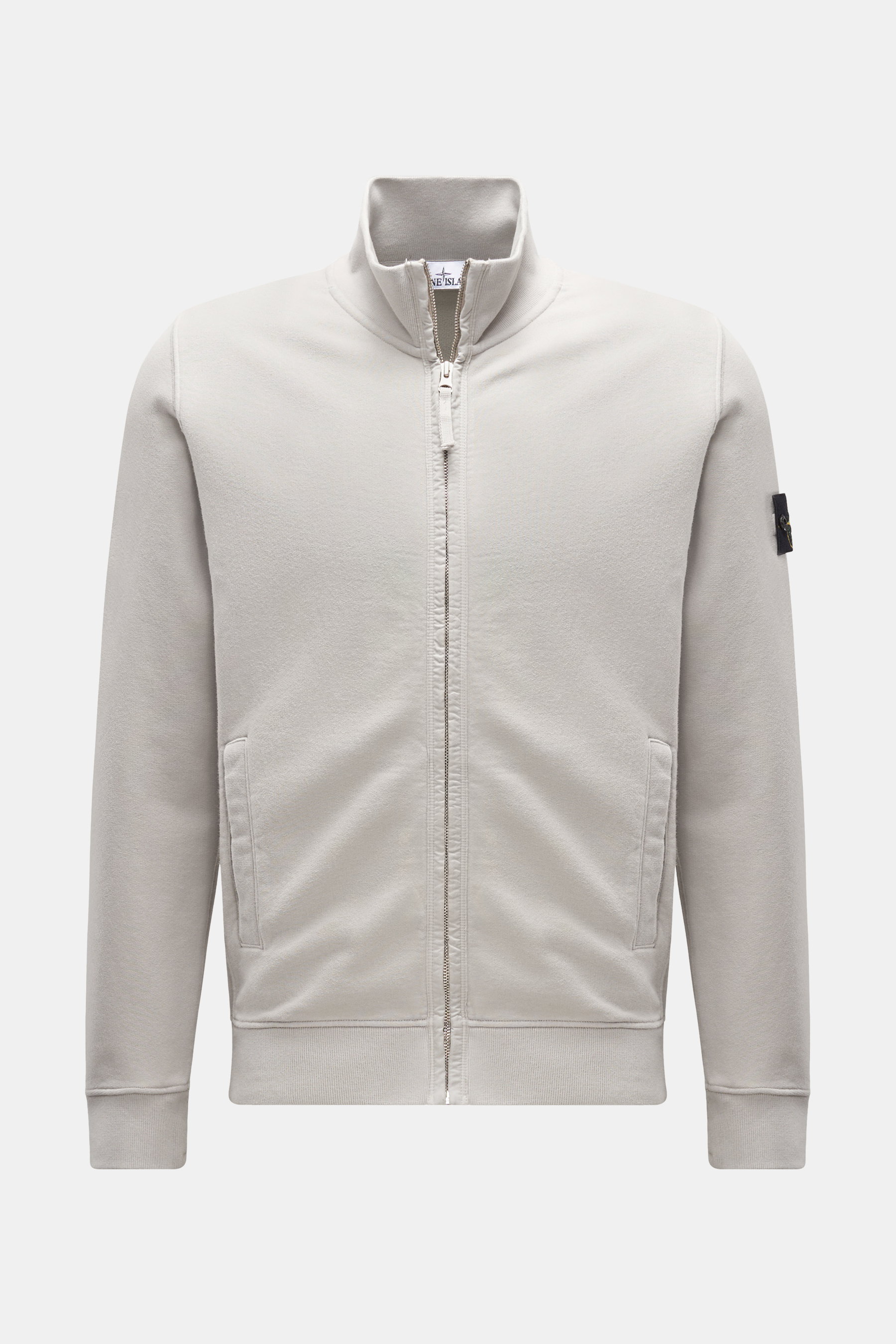 Stone Island Sweatjacke hellgrau