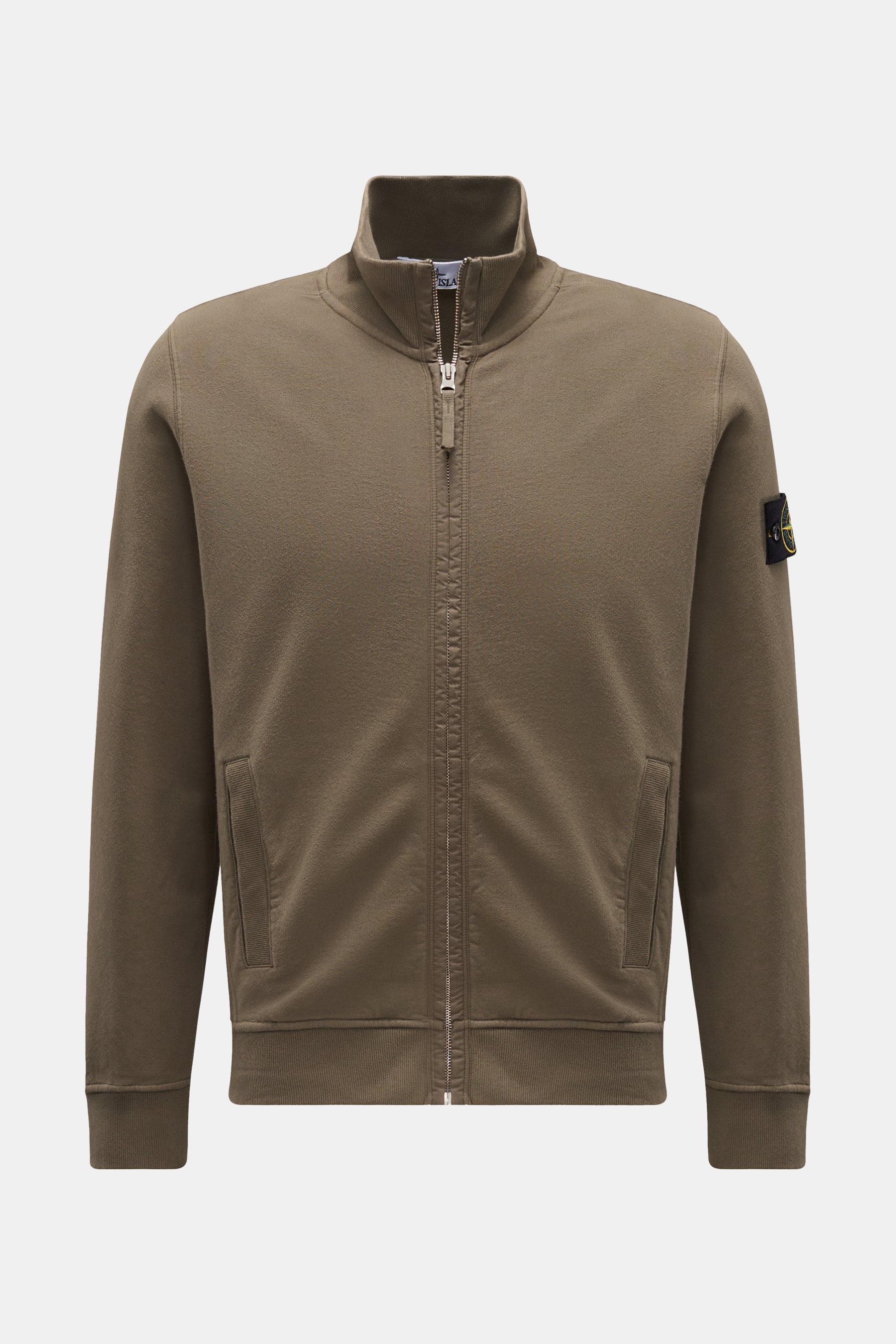 Stone Island Sweatjacke oliv