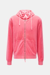 04651/ A trip in a bag Frottee-Sweatjacke 'Terry Zip' koralle