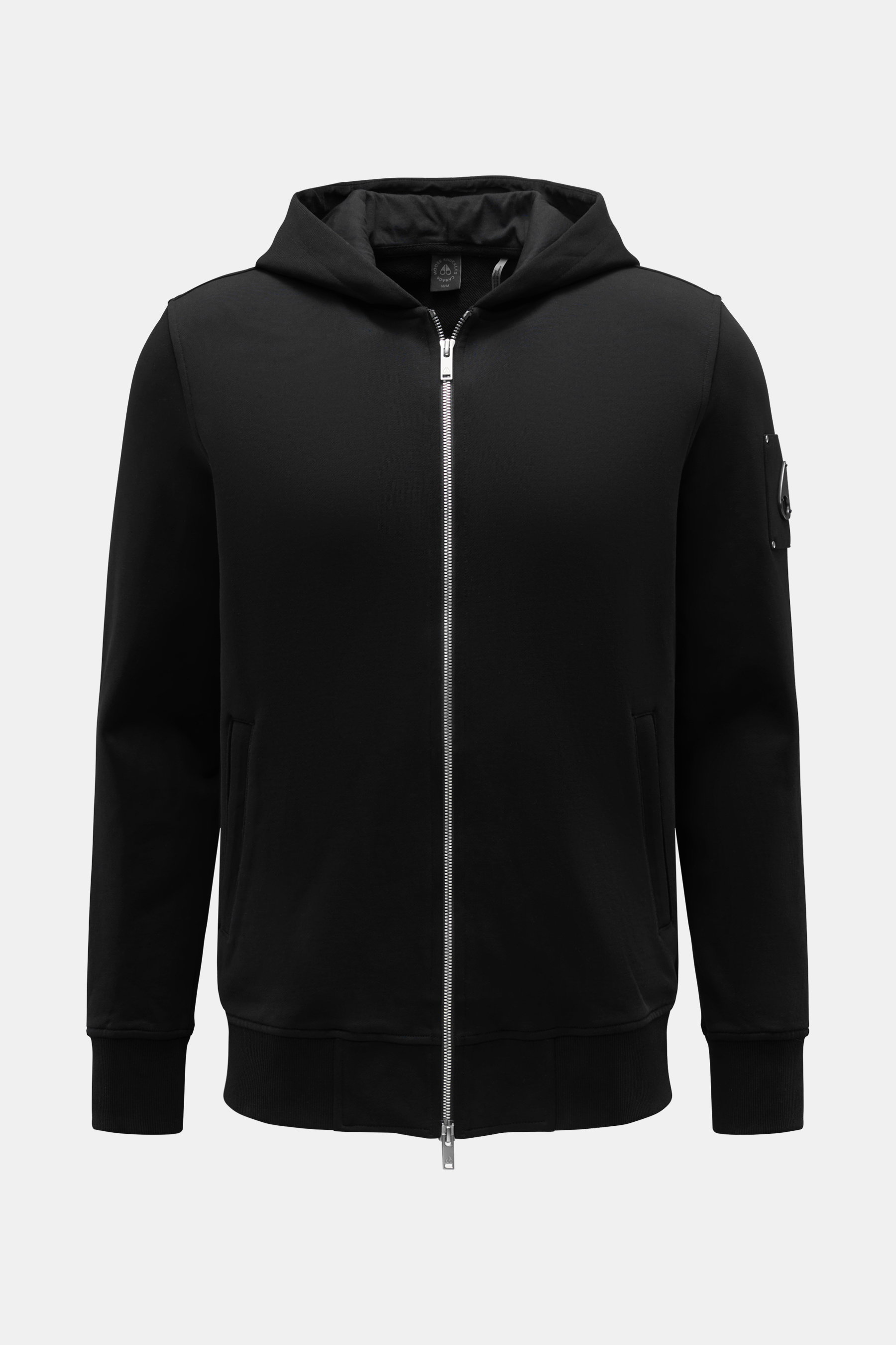 Moose Knuckles Sweatjacke 'Hartsfield Zip-Up' schwarz