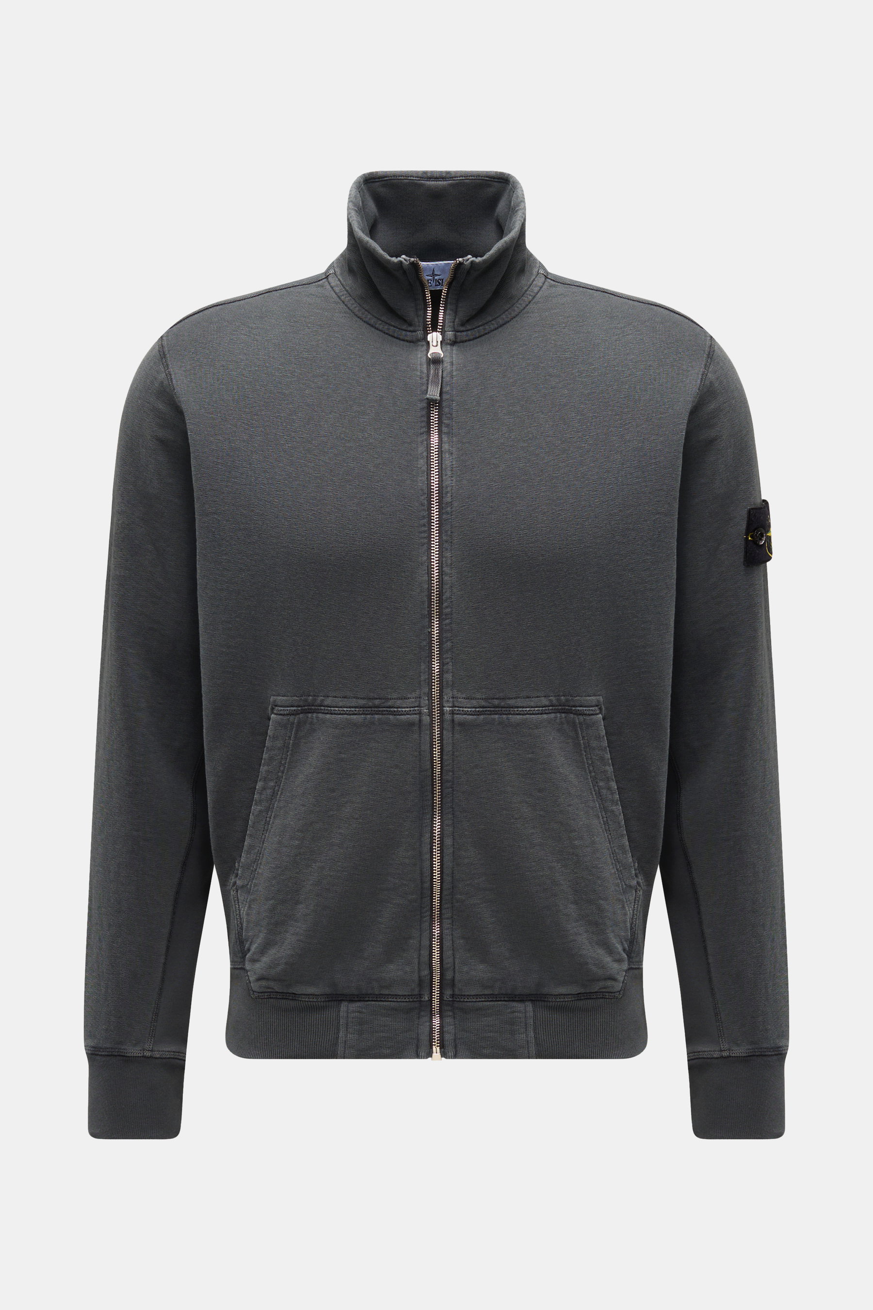Stone Island Sweatjacke 'Felpa' dunkelgrau