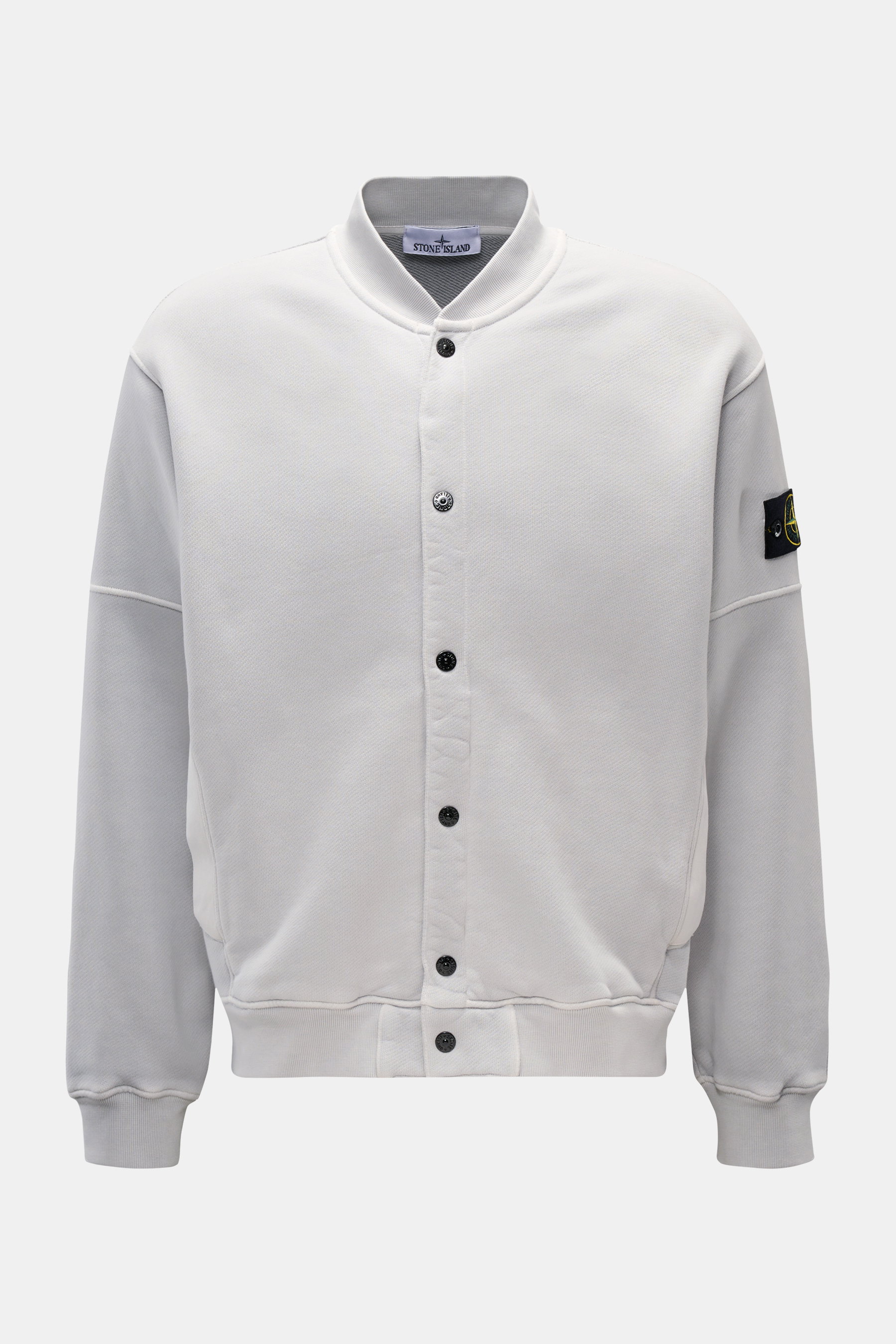 Stone Island Sweatjacke hellgrau