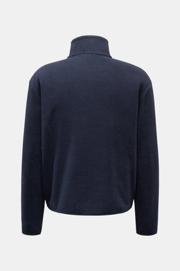 04651/ A trip in a bag Fleece-Sweatjacke navy