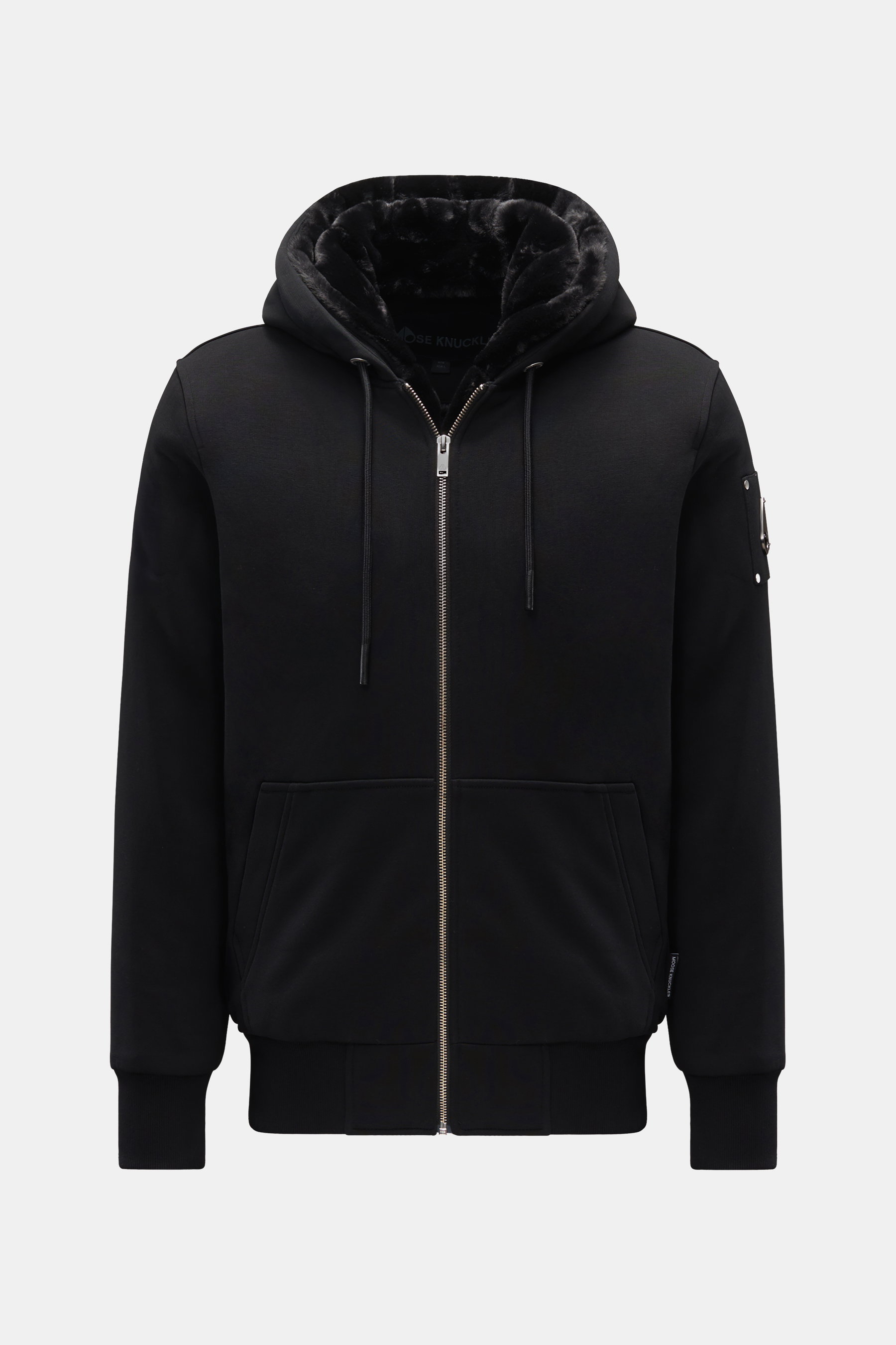 Moose Knuckles Sweatjacke 'Classic Bunny' schwarz