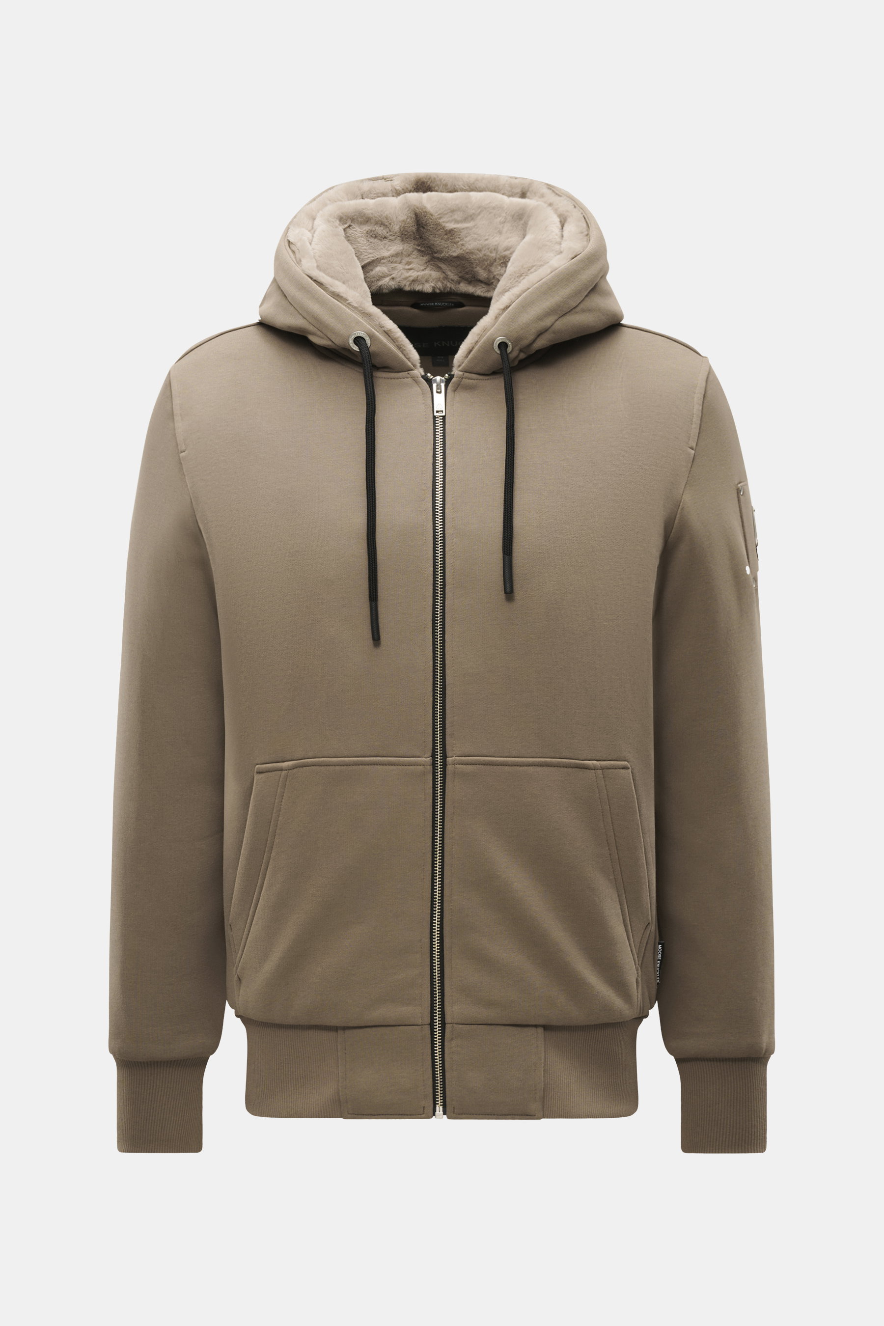Moose Knuckles Sweatjacke 'Classic Bunny' taupe