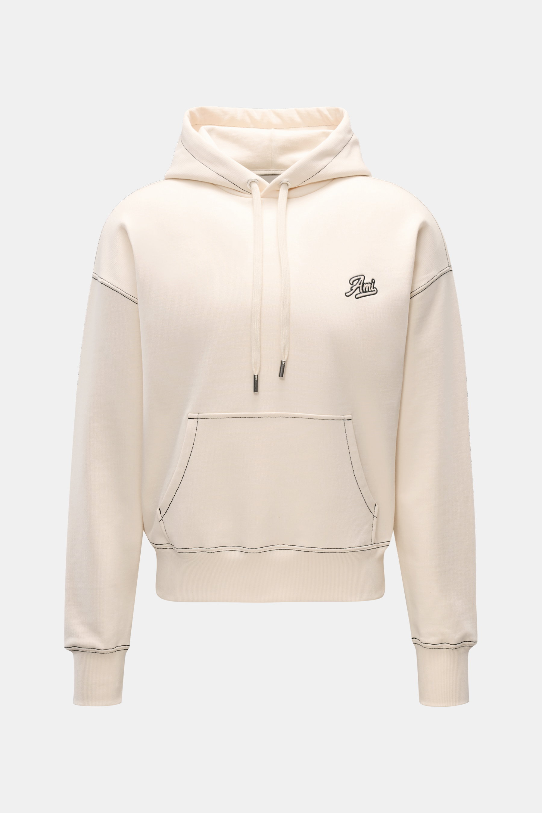 Ami Paris Kapuzenpullover creme