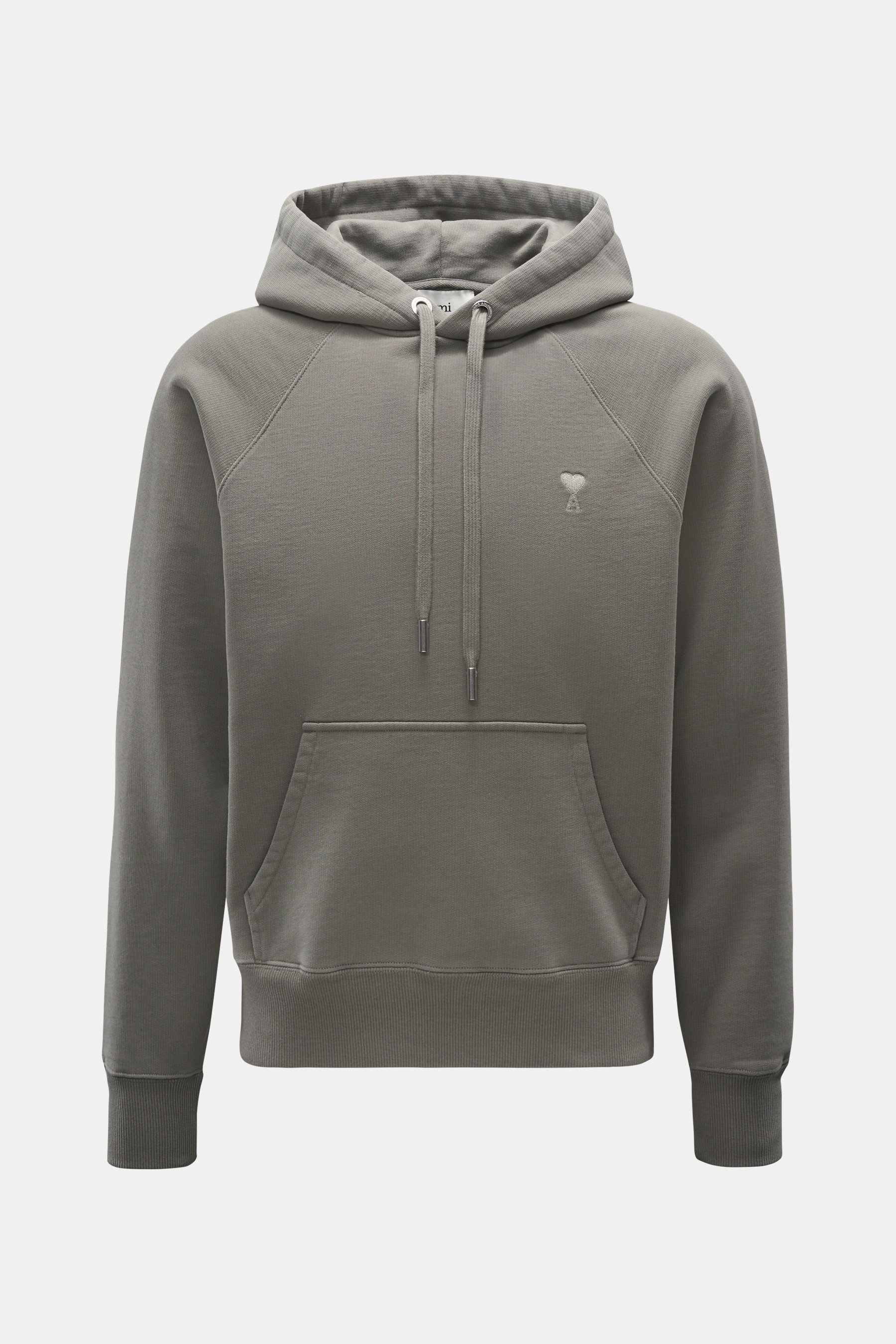 Ami Paris Kapuzenpullover graugrün