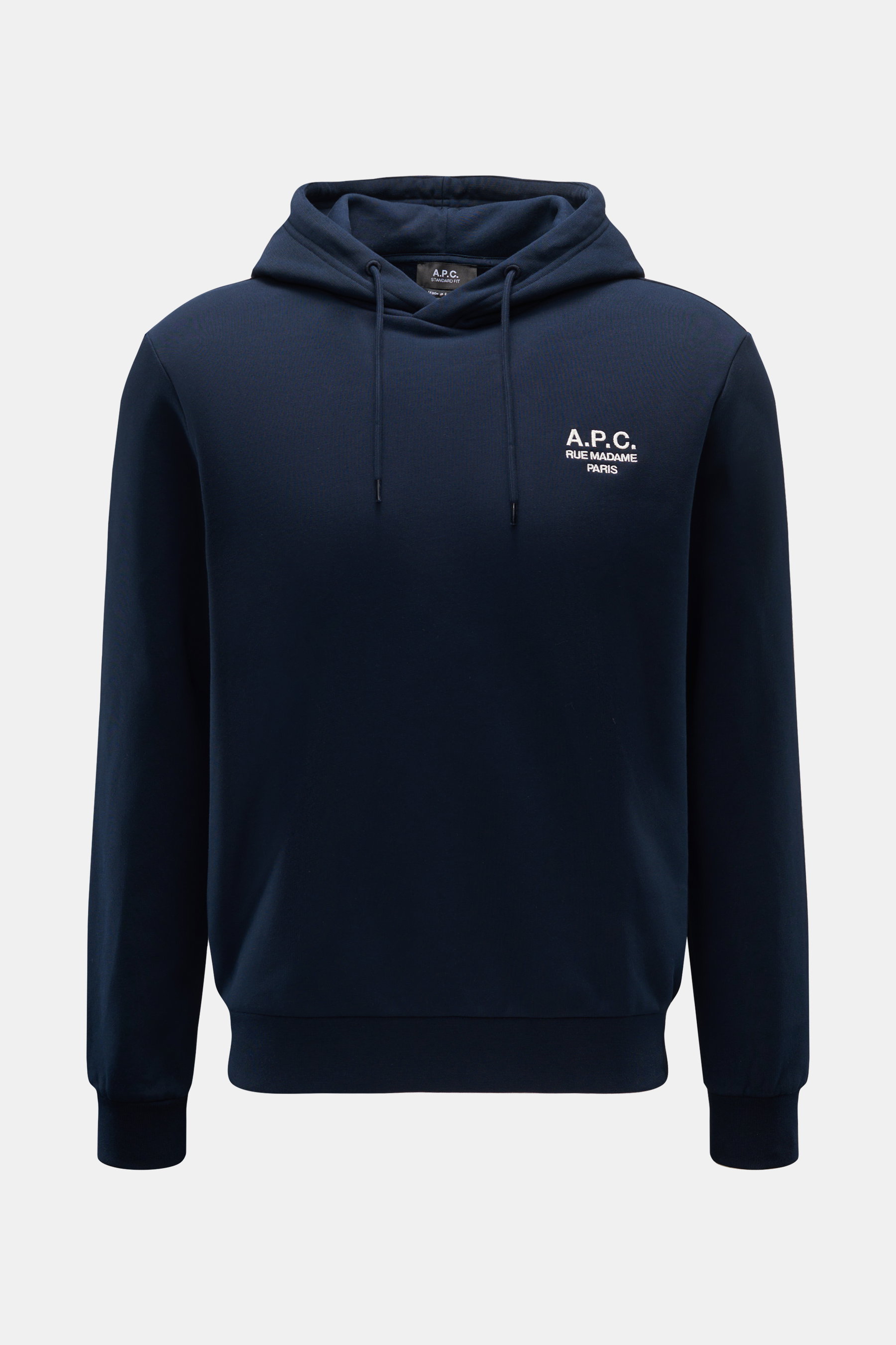 A.P.C. Kapuzenpullover navy