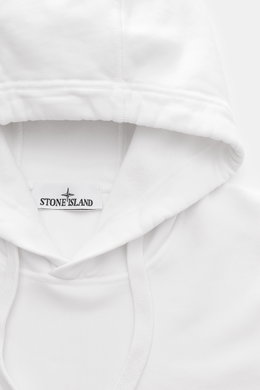 Stone Island White Hoodie