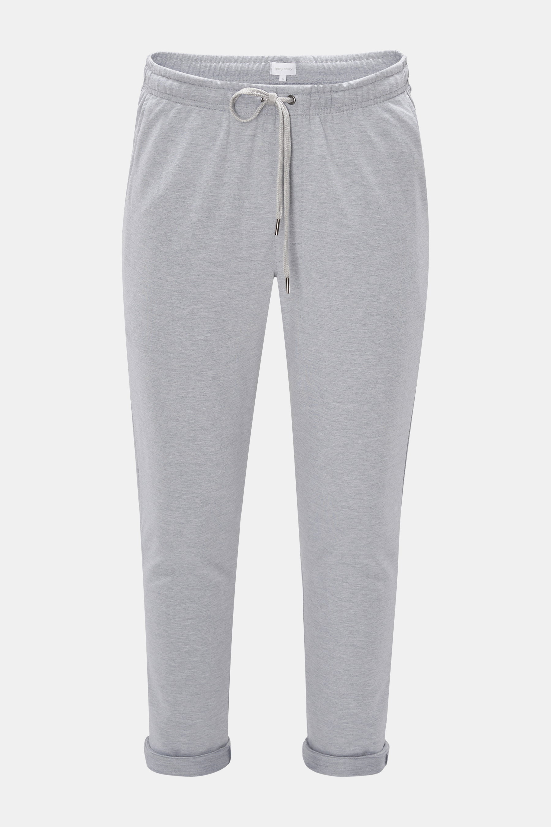 mey story Sweathose 'Modern Track Pants' grau