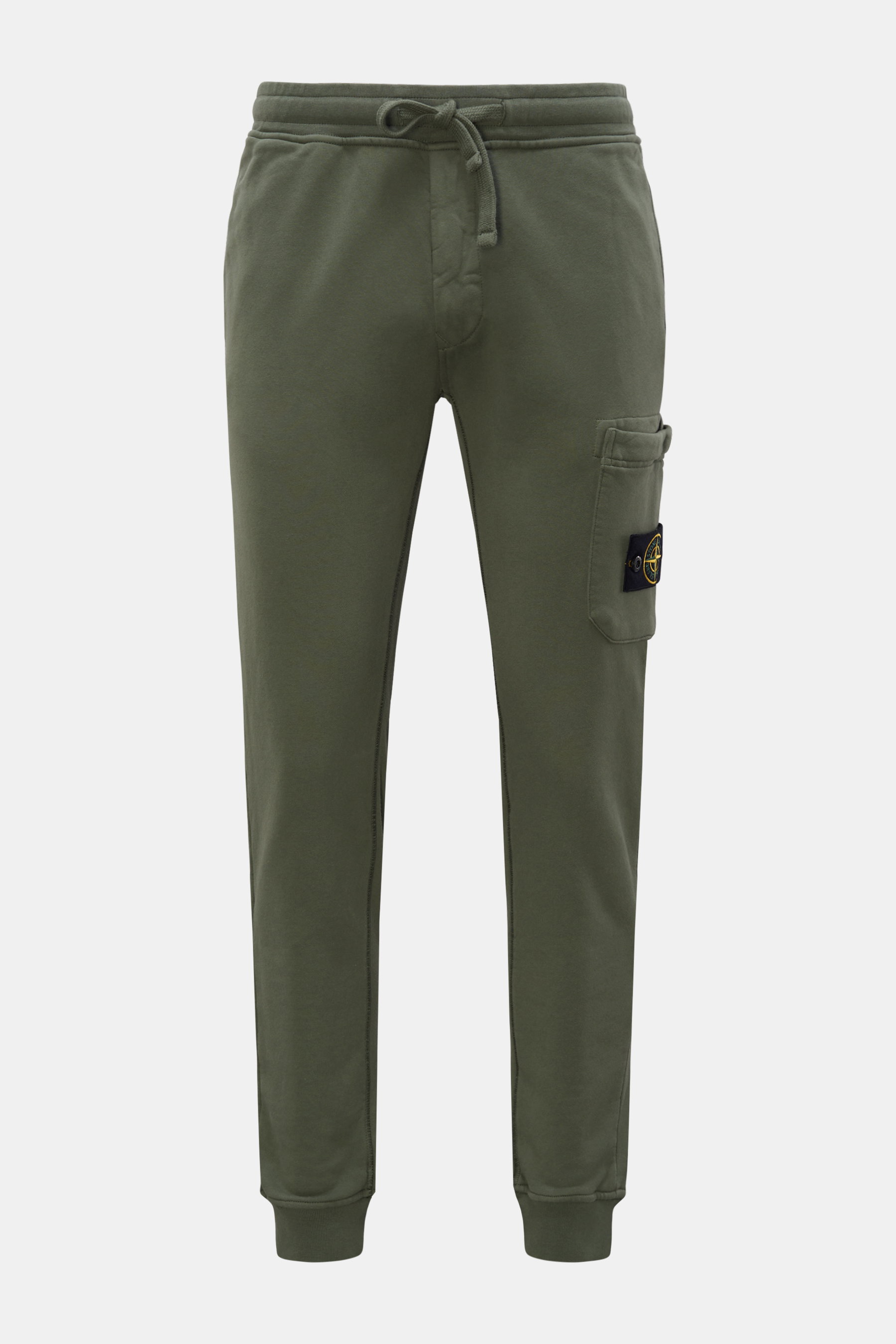 Stone Island Cargo-Sweathose 'Felpa' graugrün