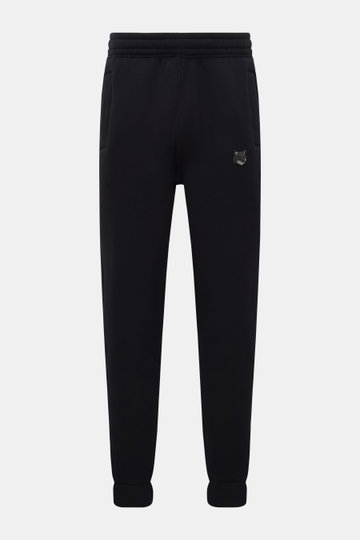 Maison Kitsuné Sweathose 'Bold Fox' schwarz