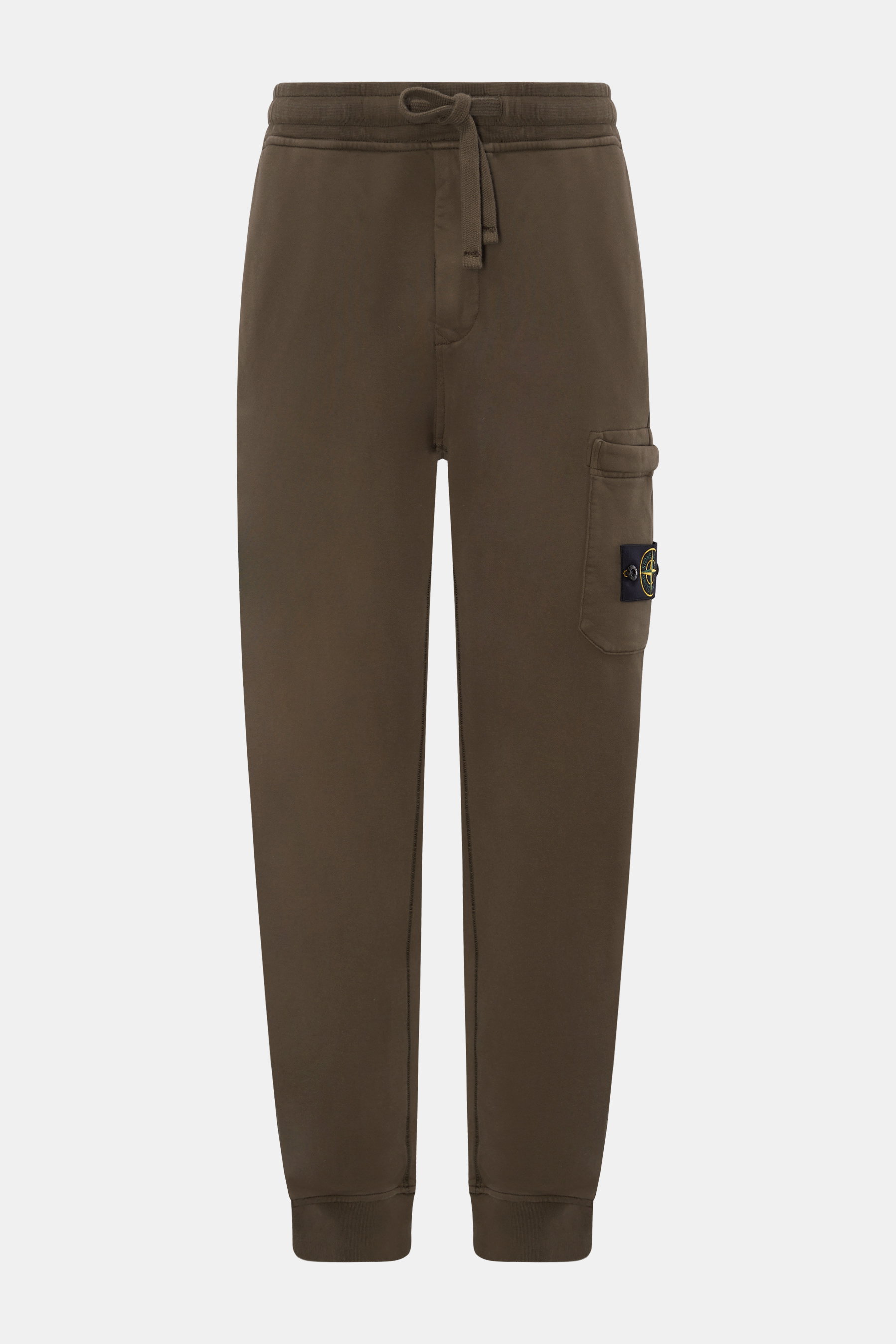 Stone Island Cargo-Sweatpants 'Felpa' oliv