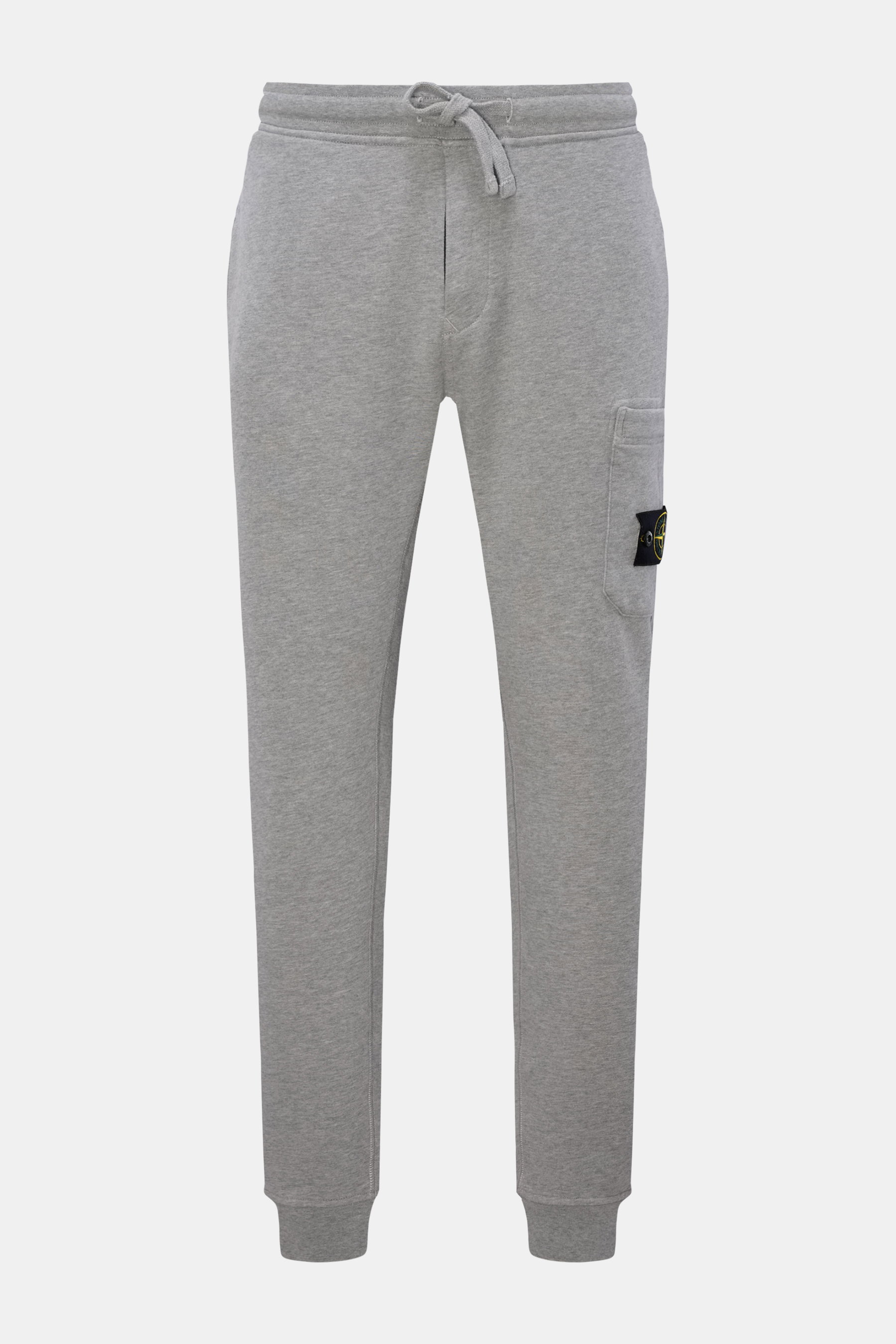 Stone Island Cargo-Sweathose 'Felpa' grau meliert