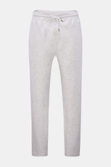 Brunello Cucinelli Sweathose hellgrau meliert