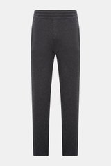 von Braun Cashmere Jogpants dunkelgrau meliert