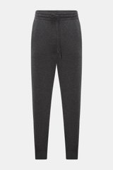 von Braun Cashmere sweatpants dark grey melange
