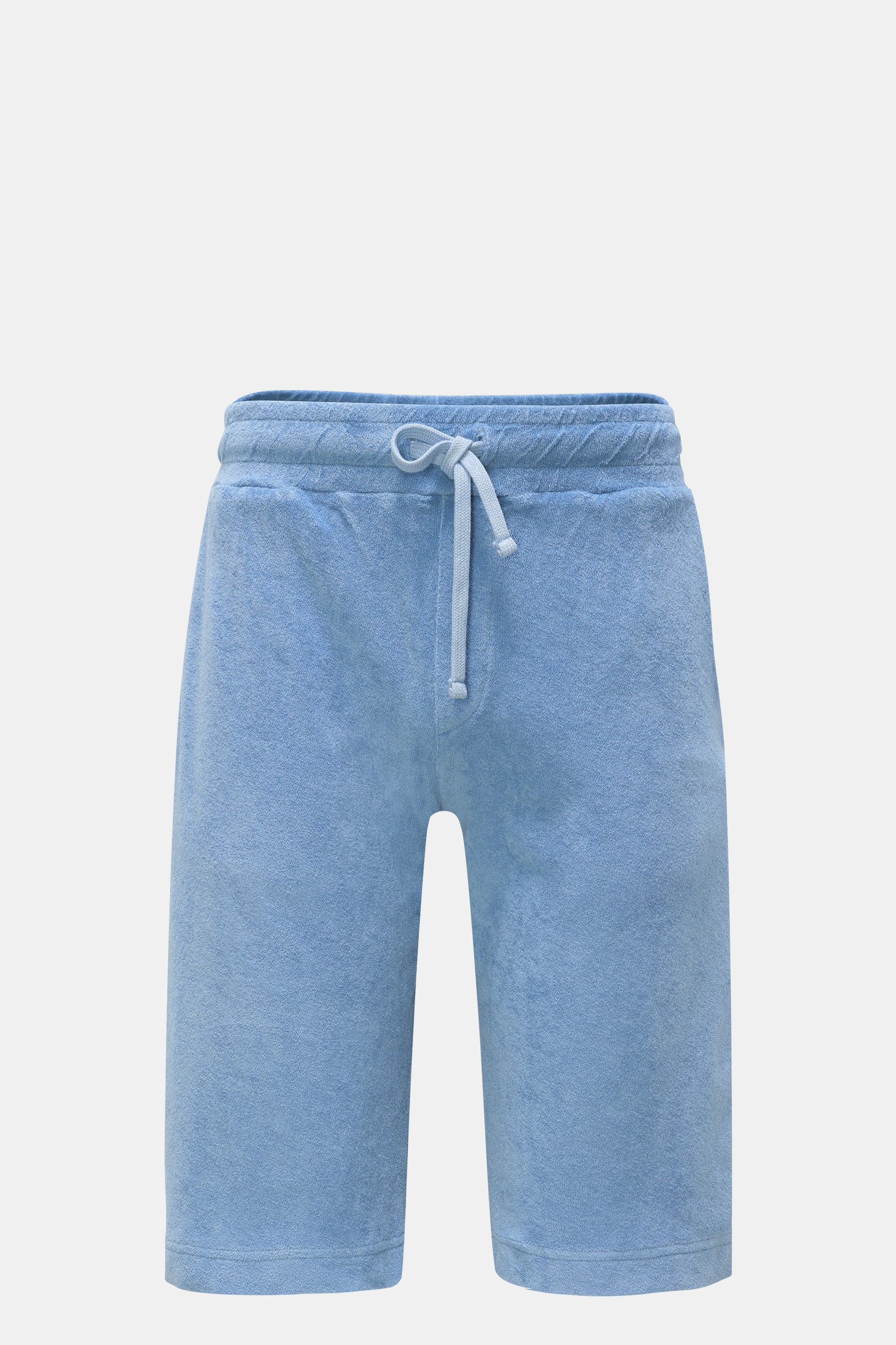 04651/ A trip in a bag Frottee-Bermudas 'Oyster' hellblau