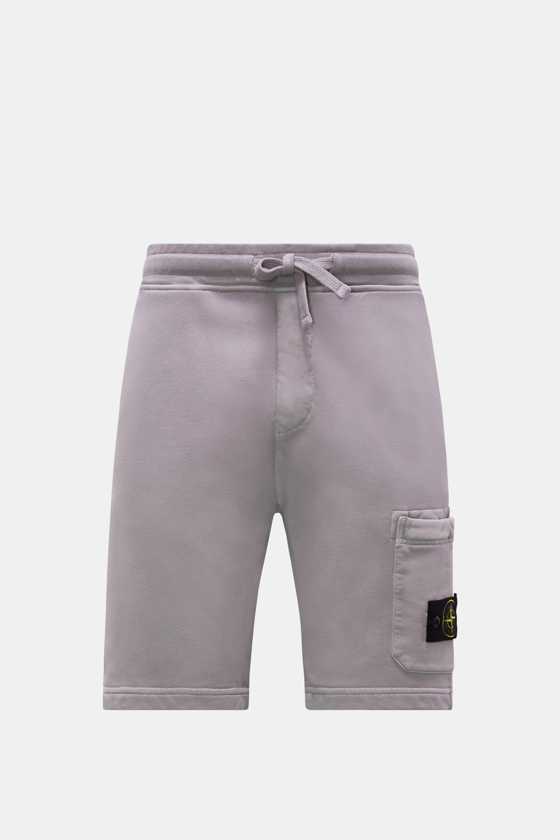 Stone Island Cargo-Sweatshorts 'Felpa' hellgrau