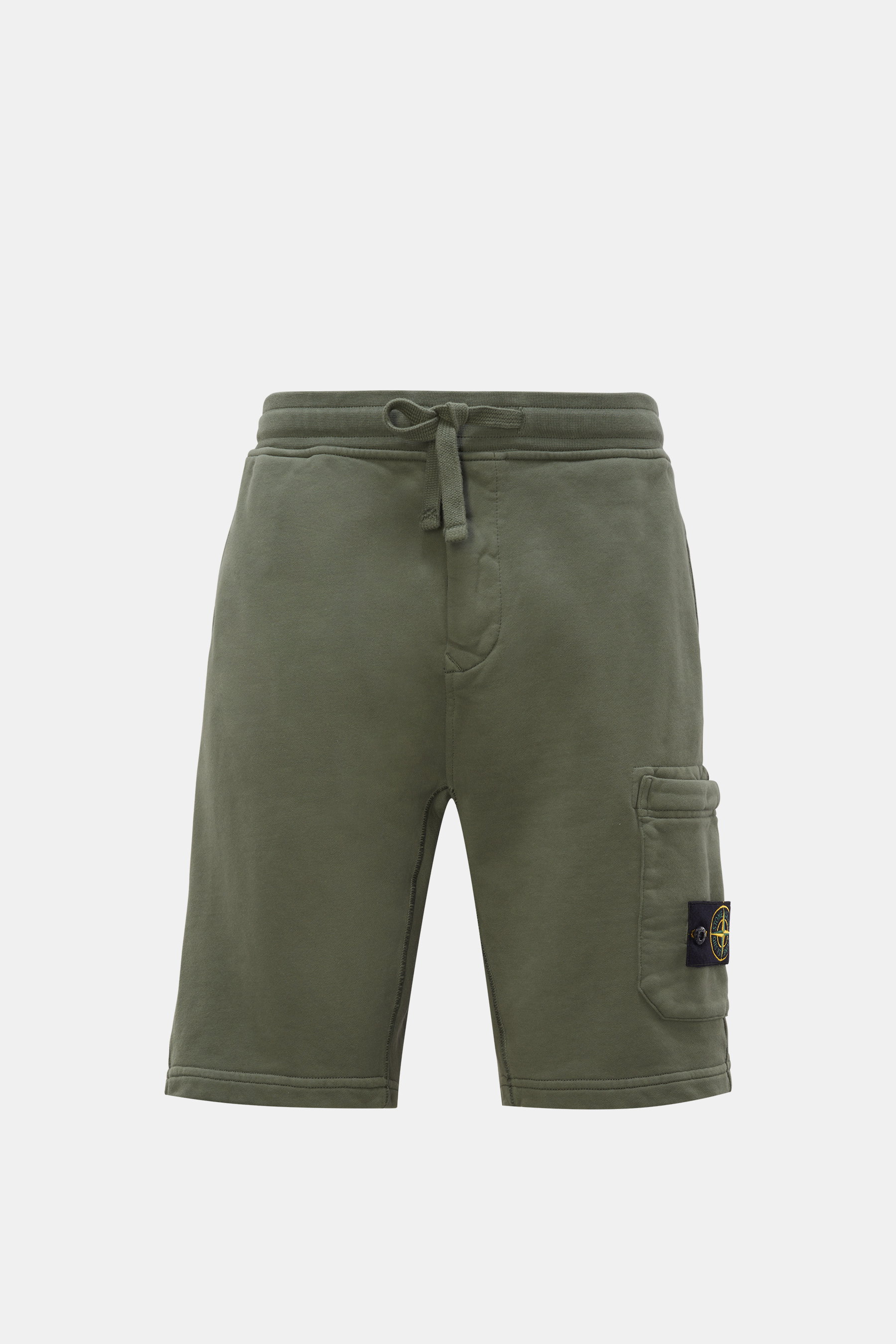 Stone Island Cargo-Sweatshorts 'Felpa' oliv