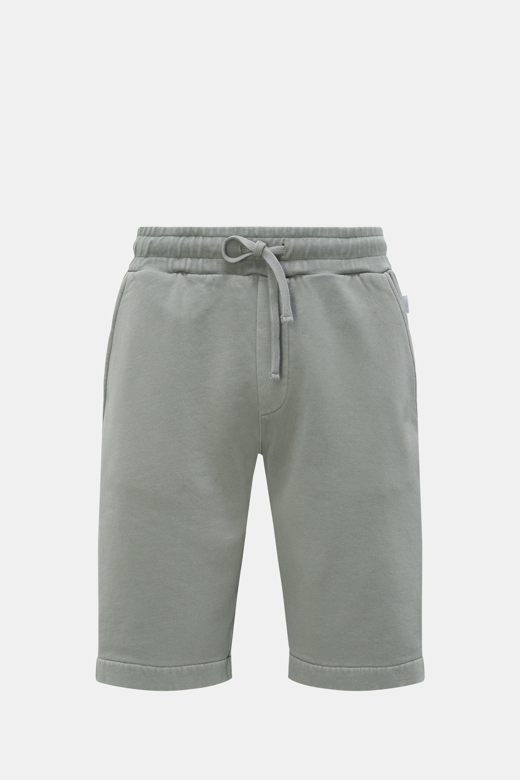 04651/ A trip in a bag Sweatbermudas graugrün