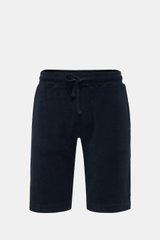 04651/ A trip in a bag Frottee-Bermudas 'Oyster' dark navy