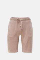 04651/ A trip in a bag Frottee-Bermudas 'Oyster' beige