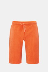 04651/ A trip in a bag Frottee-Bermudas 'Oyster' orange